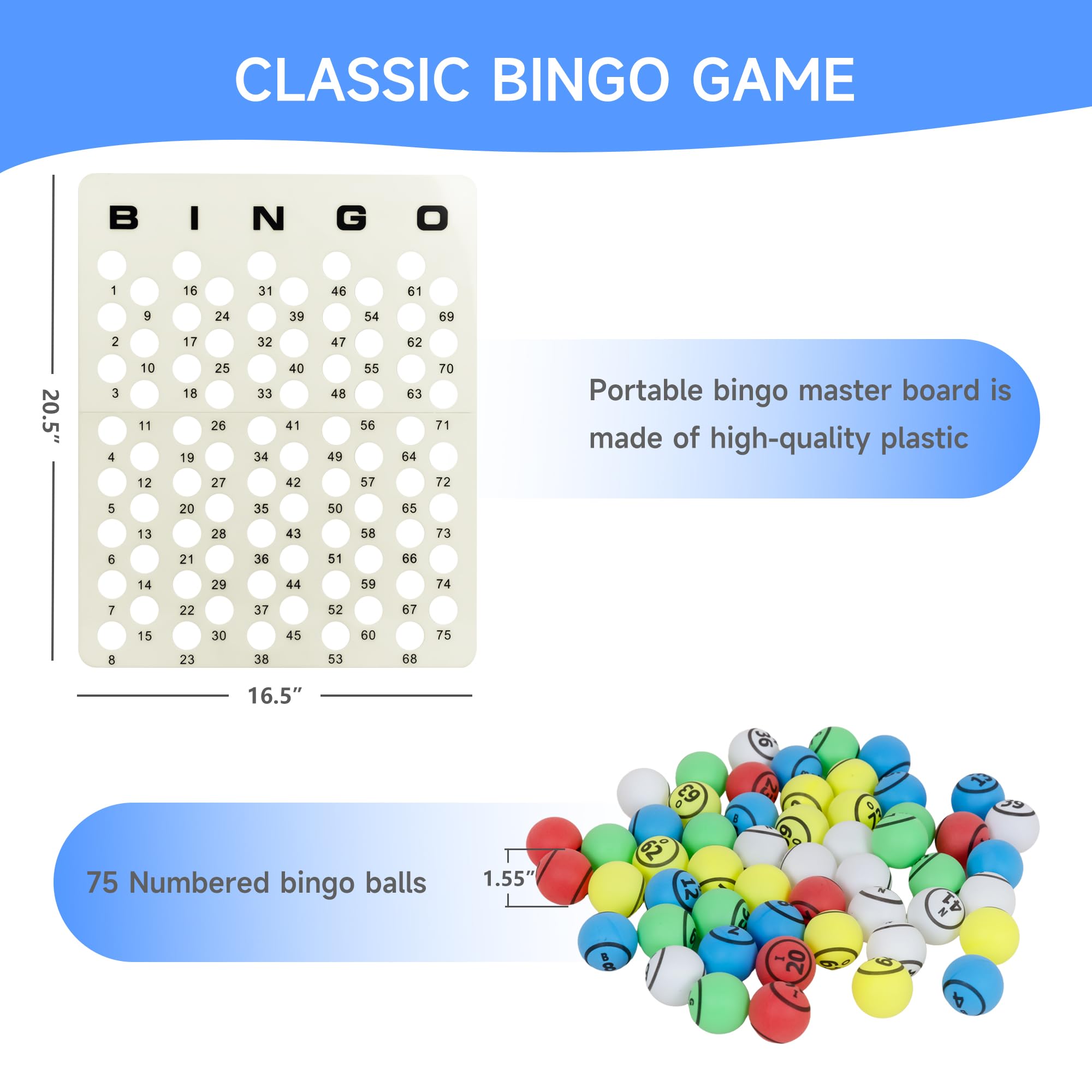 Amazon.co.jp: GSE プロフェッショナル ビンゴゲームセット 19インチ
